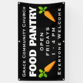 Aangepaste kerk voedselbank banner (Verticaal)