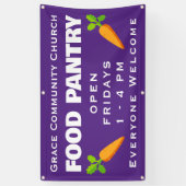 Aangepaste kerk voedselbank banner (Verticaal)