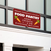 Aangepaste kerkbanner voor voedselbank spandoek (Buitenkant Gebouw)