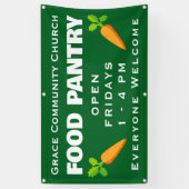 Aangepaste kerkbanner voor voedselbank spandoek (Verticaal)