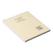 Aangepaste kerkgrafiek 'Prijs de HEER' Notitieblok (Schuin)