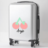 Aangepaste kers naam sticker (Koffer)