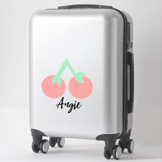 Aangepaste kers naam sticker (Koffer)