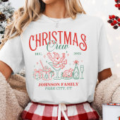 Aangepaste Kerst Crew Matching Familie Groep T-shirt