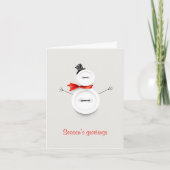 Aangepaste kerst- en nieuwjaarswenskaart voor de f feestdagen kaart (Voorkant)