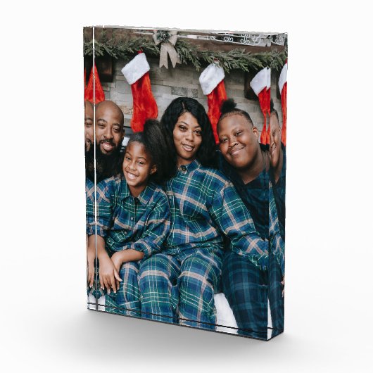 Aangepaste kerst familie vakantie foto (Rechts)