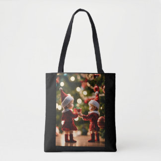 Aangepaste kerst foto design tas