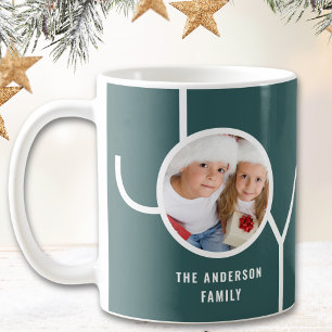 Aangepaste Kerst Foto Groen Koffiemok