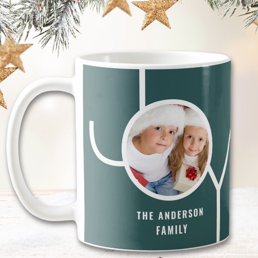 Aangepaste Kerst Foto Groen Koffiemok