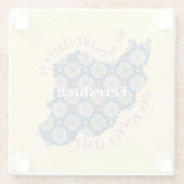 Aangepaste Kerst Gelijkheid Bulk Gifts voor Colleg Glazen Onderzetter (Achterkant)