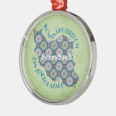 Aangepaste Kerst Gelijkheid Bulk Gifts voor Colleg Metalen Ornament (Links)