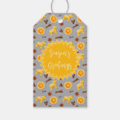 Aangepaste Kerst Gingerbread Cadeaulabel (Voorkant)