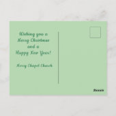 Aangepaste kerst Holly Briefkaarten (Achterkant)