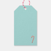 Aangepaste Kerst Ice Cream Snoep House Gift Labels Cadeaulabel (Achterkant)