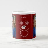 Aangepaste kerst kat eigenaar foto speciale mok (Voorkant)