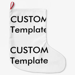 Aangepaste kerst kous - dubbelzijdige print grote kerstsok