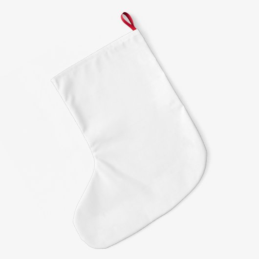 Aangepaste kerst kous - dubbelzijdige print grote kerstsok (Achterkant (Hangend))