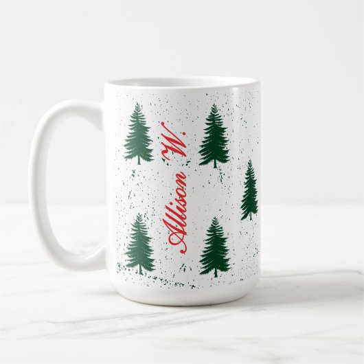 Aangepaste kerst Mok voor vrouwen, Mannen, collega (Links)