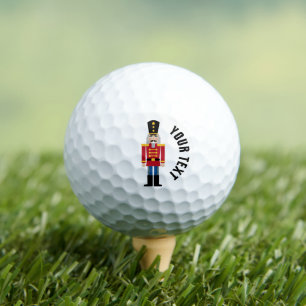 Aangepaste kerst notenkraker golfbal cadeau set golfballen