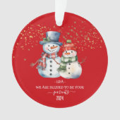 Aangepaste Kerst Ornament voor Kinderen Gift Kinde (voorkant)