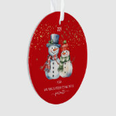 Aangepaste Kerst Ornament voor Kinderen Gift Kinde (voorkant)