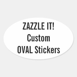 Aangepaste Kerst OVAL Stickers Blank Sjabloon