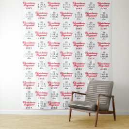 Aangepaste Kerst Pageant Step en Repeat Achtergron Wandkleed