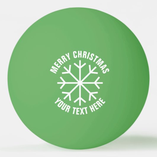 Aangepaste kerst pingpongballen voor tafeltennis (Voorkant)