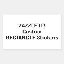 Aangepaste Kerst RECHTHOEK Stickers Lege Sjabloon