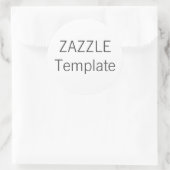 Aangepaste Kerst ROND Gevormde Gift Stickers (Tas)