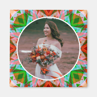 Aangepaste Kerst Rood Groen Trouwen Jubileum Magneet