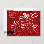 Aangepaste kerst sneeuwrecept Kaarten Feestdagenkaart (Voorkant / Achterkant)