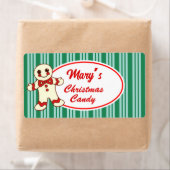 Aangepaste kerst Snoep labels (Insitu)