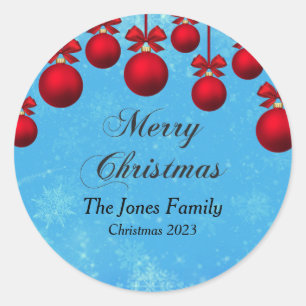 Aangepaste Kerst stickers
