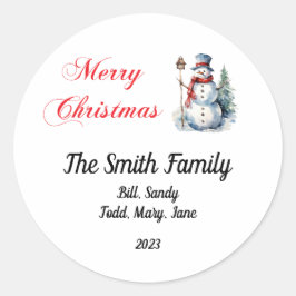 Aangepaste Kerst stickers