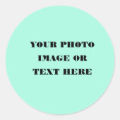 Aangepaste Kerst stickers - Ronde vakantie (Voorkant)