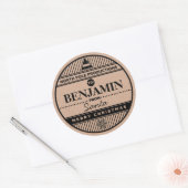 Aangepaste Kerst stickers voor Noordpoolproductie (Envelop)