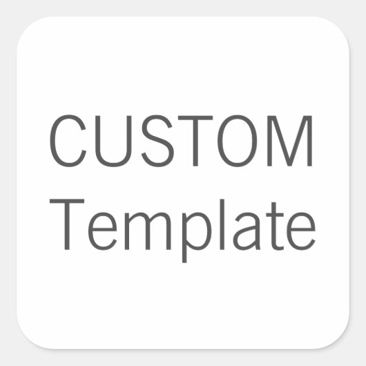 Aangepaste Kerst VIERKANT Gevormde Gift Stickers (Voorkant)