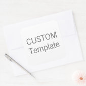 Aangepaste Kerst VIERKANT Gevormde Gift Stickers (Envelop)