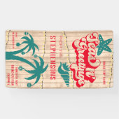 Aangepaste Kerst Zeeen N' Groeten Cruise Door Spandoek (Horizontaal)