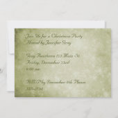 Aangepaste  kerstangel met Victoriaans kerstmis |  Kaart (Achterkant)