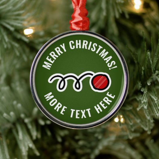 Aangepaste kerstbal sport kerstboom ornament (Boom)