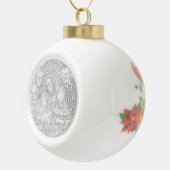 Aangepaste kerstbal | Voeg hier uw afbeelding toe Keramische Bal Ornament (Rechts)