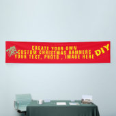 Aangepaste kerstbanners, doe-het-zelf buitenvakant spandoek (Beurs)