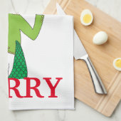 Aangepaste kerstbar handdoeken (Quarter Fold)