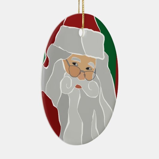 Aangepaste kerstbedekking keramisch ornament (Rechts)