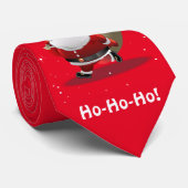 Aangepaste kerstbedekking stropdas (Opgerold)