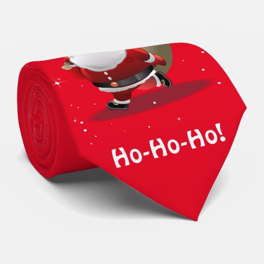 Aangepaste kerstbedekking stropdas (Opgerold)