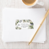 Aangepaste Kerstbloemen & Vogel – Al onze Liefde Etiket (Insitu)