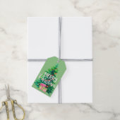 Aangepaste kerstboom aangepast cadeaulabel (Met Touw)